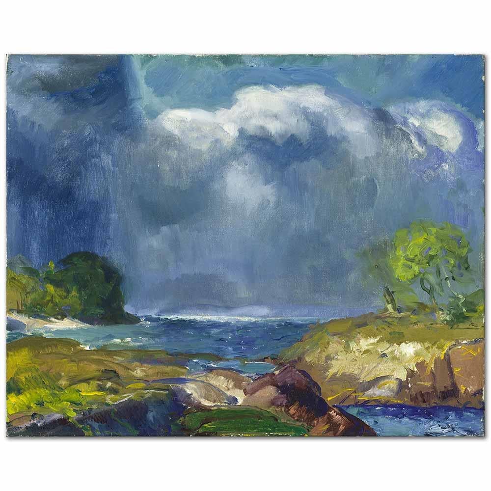 George Wesley Bellows Yaklaşan Fırtına Kanvas Tablo