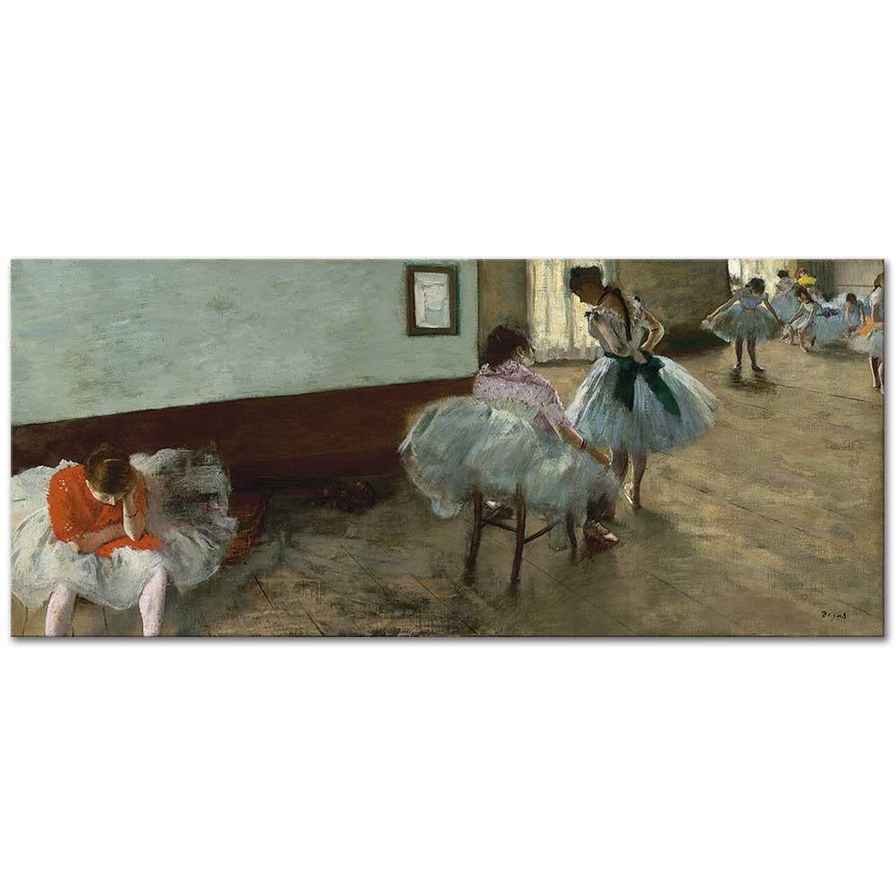 The Dance Lesson by Edgar Degas as Art Print