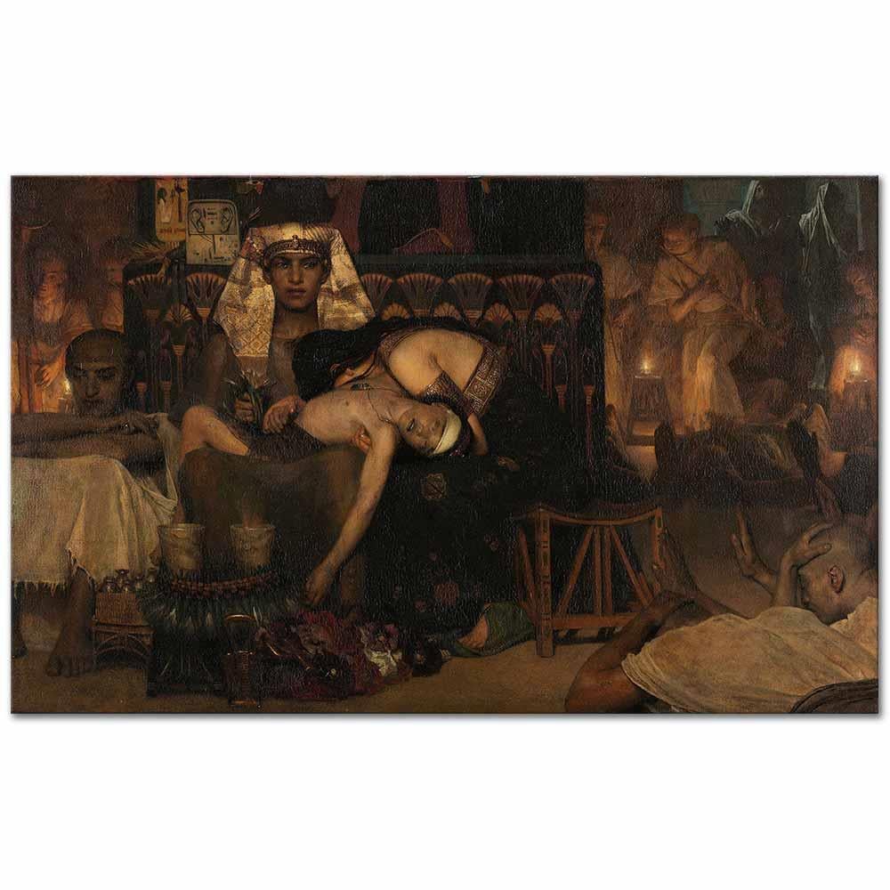 Sir Lawrence Alma-Tadema Firavunun İlk Oğlunun Ölümü Kanvas Tablo
