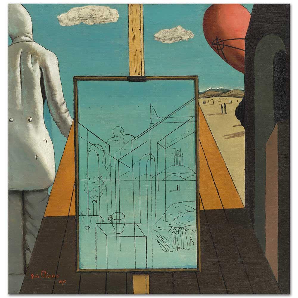 Giorgio de Chirico Baharın Çift Rüyası Kanvas Tablo