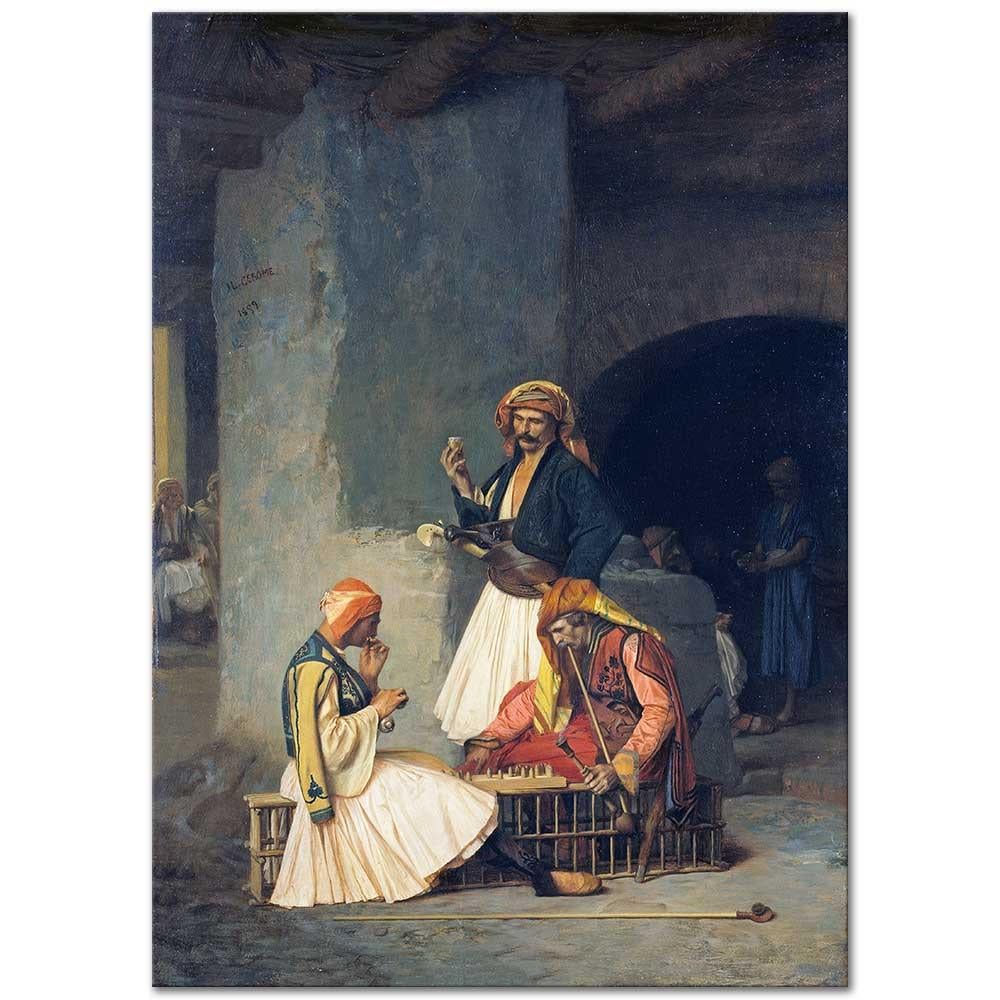 The Draught Players by Jean Leon Gerome