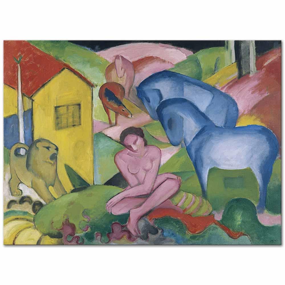 The Dream by Franz Marc as Art Print