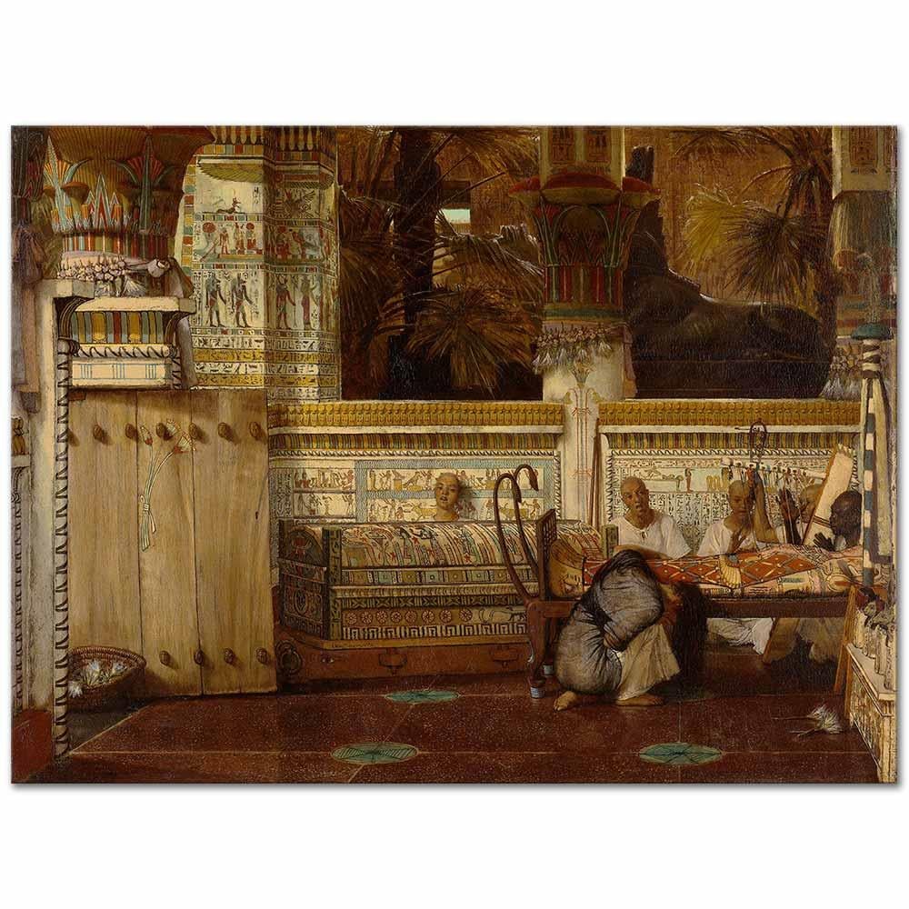 The Egyptian Widow by Sir Lawrence Alma-Tadema as Art Print
