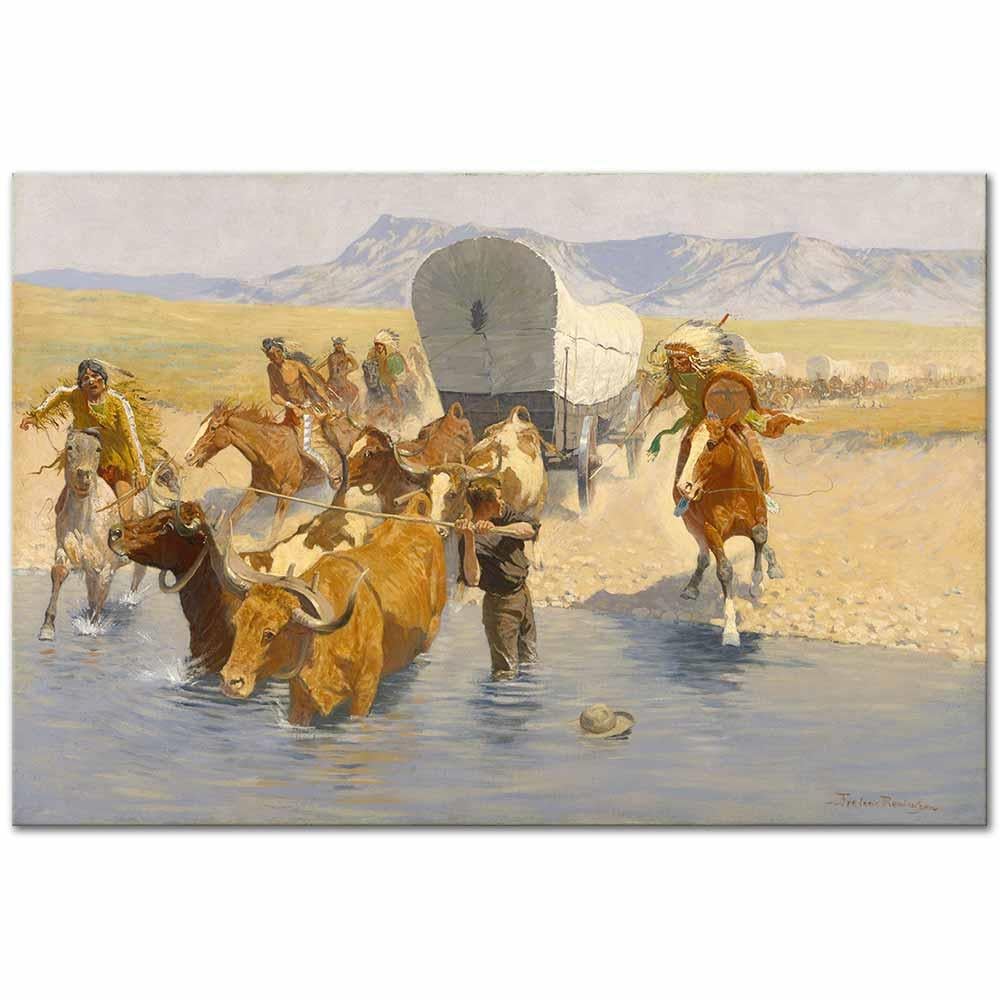 The Emigrants by Frederic Remington as Art Print