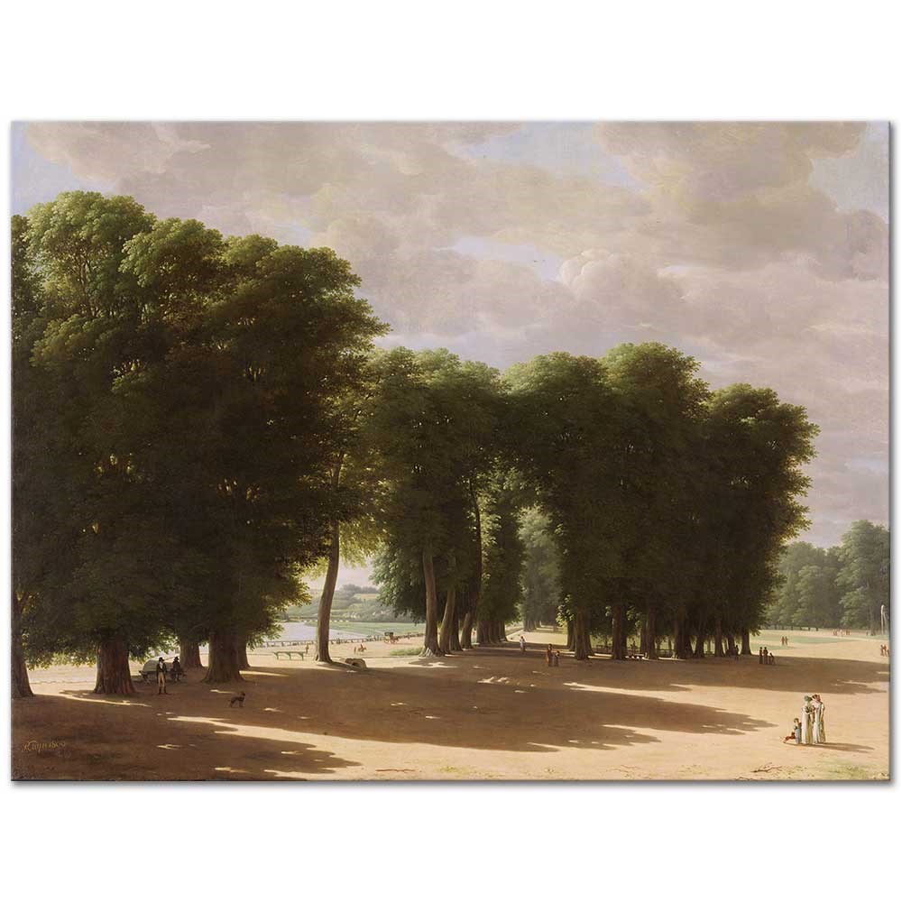 The Entrance to the Park of Saint Cloud by Pieter Rudolph Kleijn as Fine Art Print