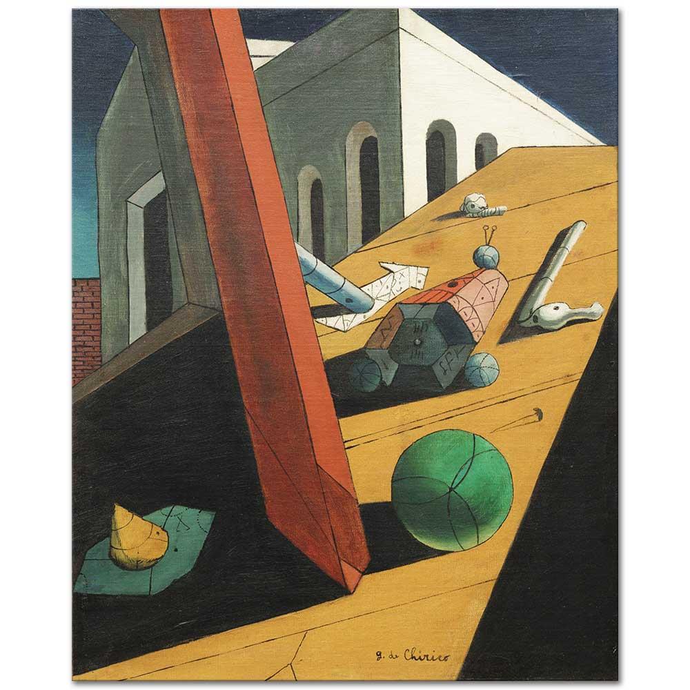 The Evil Genius of a King by Giorgio de Chirico as Art Print