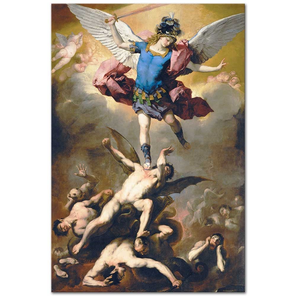 The Fall of the Rebel Angels by Luca Giordano