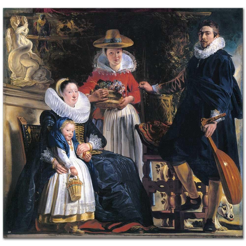 The Family of the Artist by Jacob Jordaens