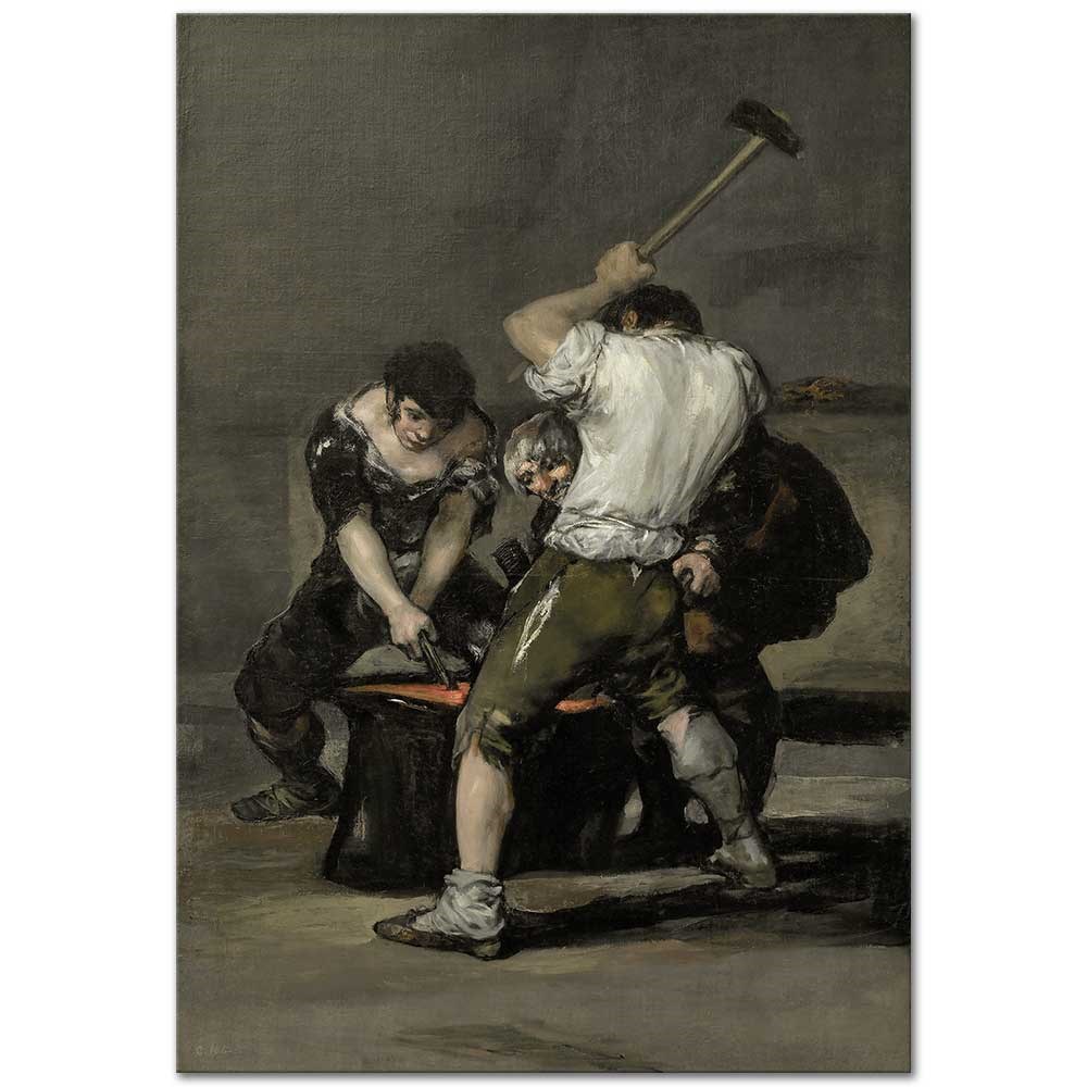 Francisco de Goya Demirciler Kanvas Tablo