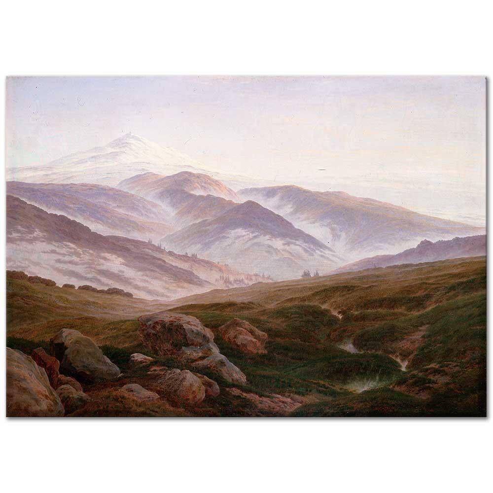 The Giant Mountains by Caspar David Friedrich as Fine Art Print