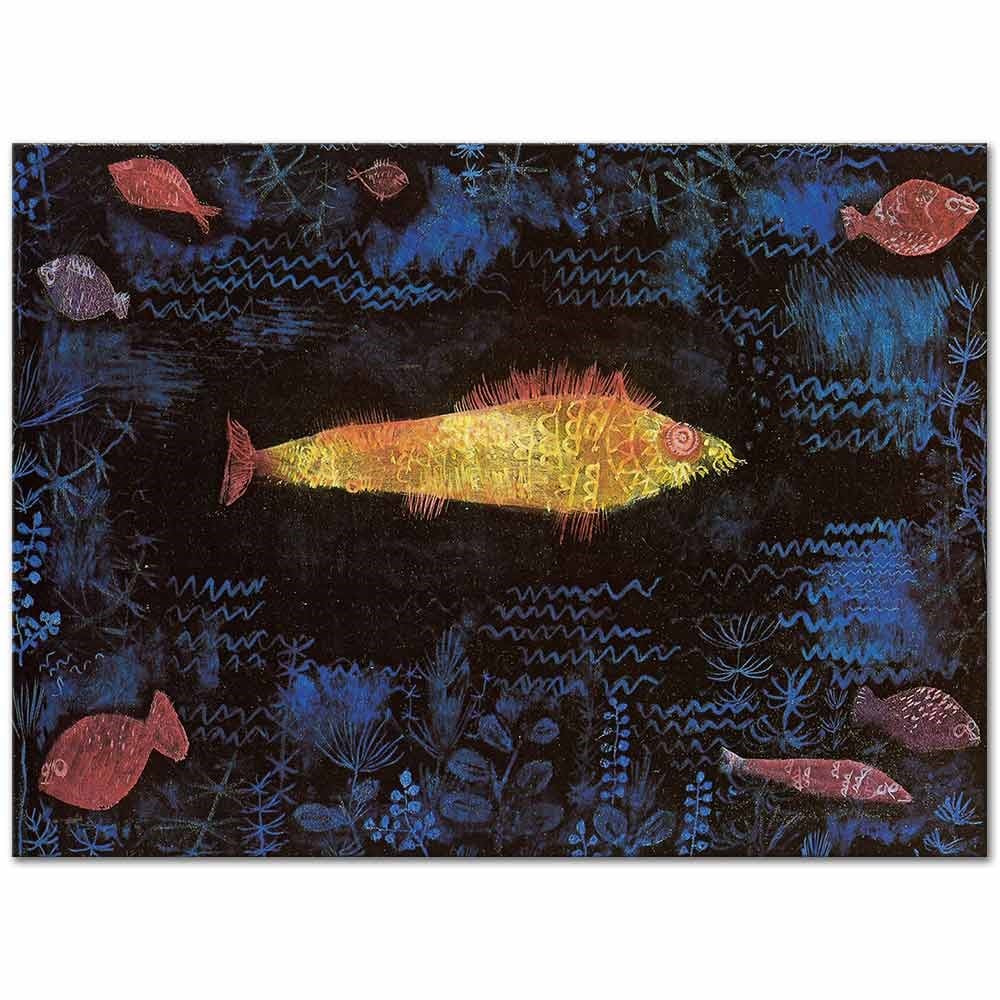 The Goldfish by Paul Klee as Fine Art Print