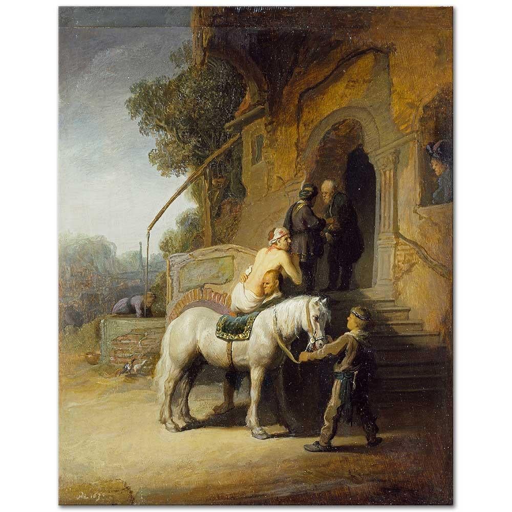The Good Samaritan by Rembrandt van Rijn