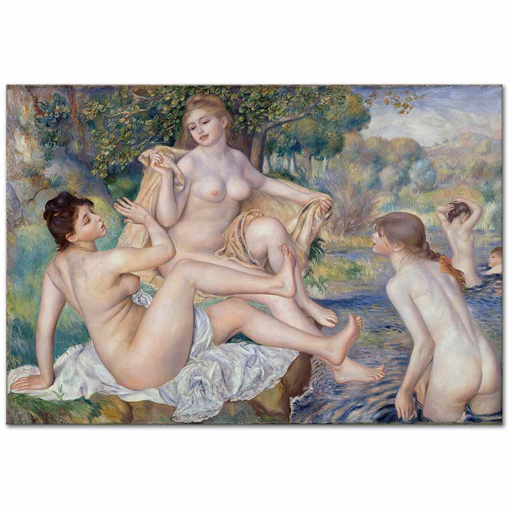 Pierre Auguste Renoir Banyo Yapanlar Kanvas Tablo