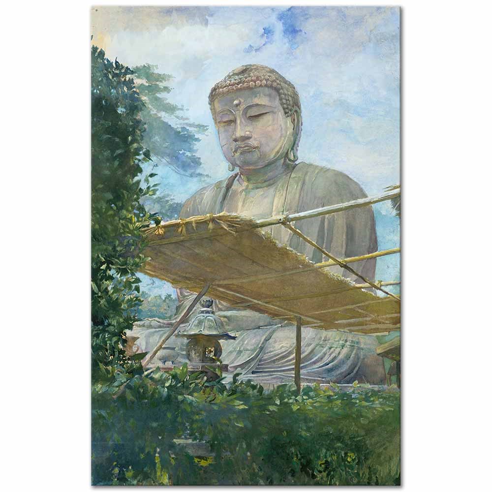 John La Farge Büyük Buda Heykeli Kanvas Tablo
