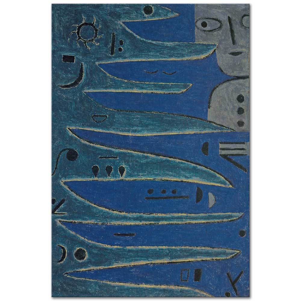 Paul Klee Grilik ve Sahil Kanvas Tablo
