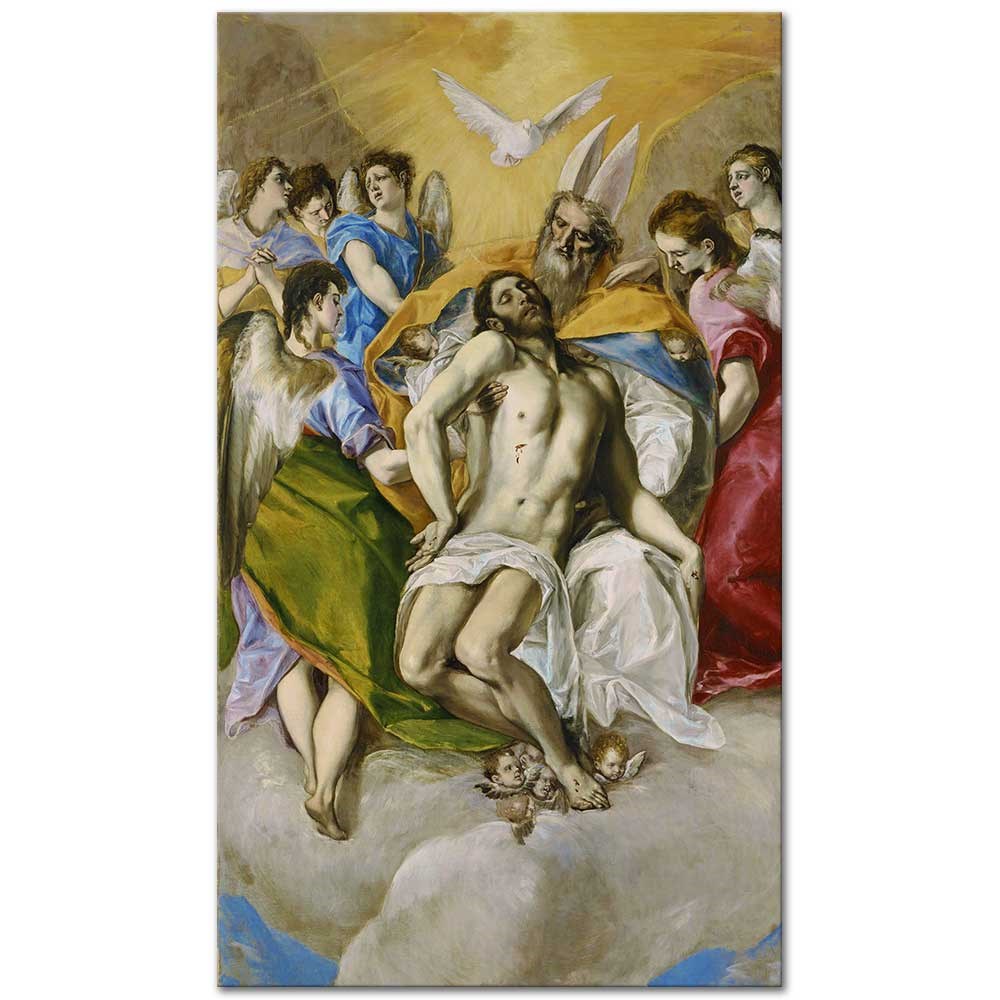 El Greco Kutsal Üçlü Kanvas Tablo