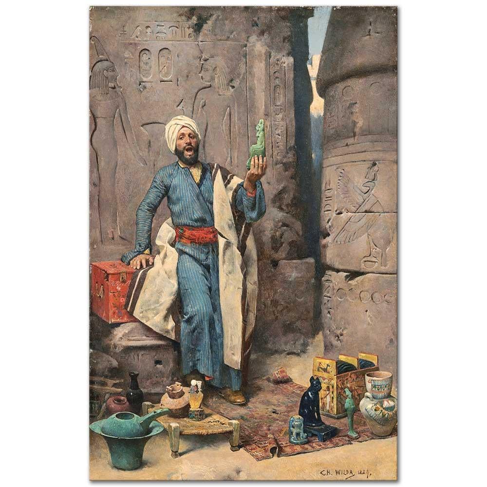 Charles Wilda Jade Isis Heykeli Kanvas Tablo