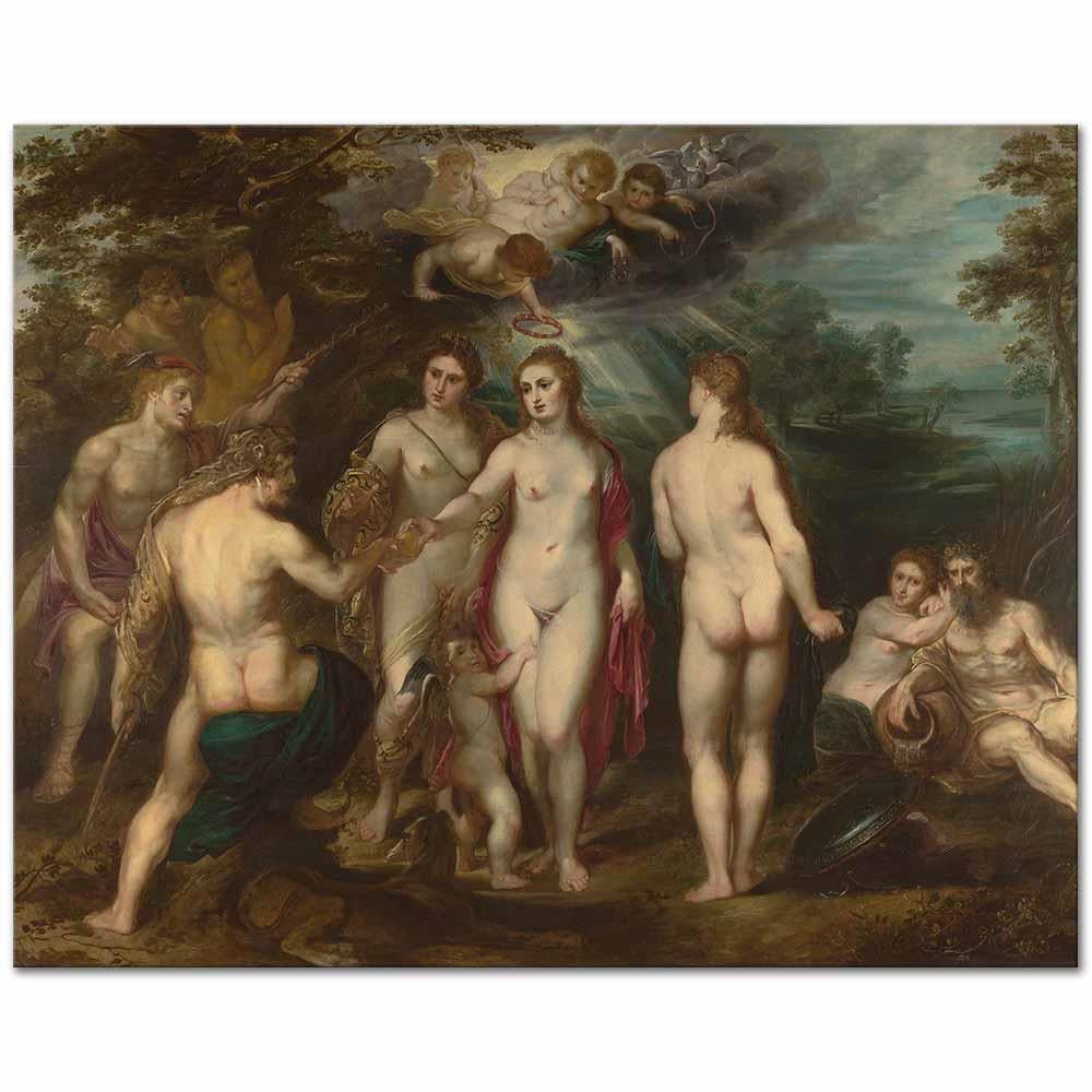 The Judgement of Paris by Peter Paul Rubens as Art Print