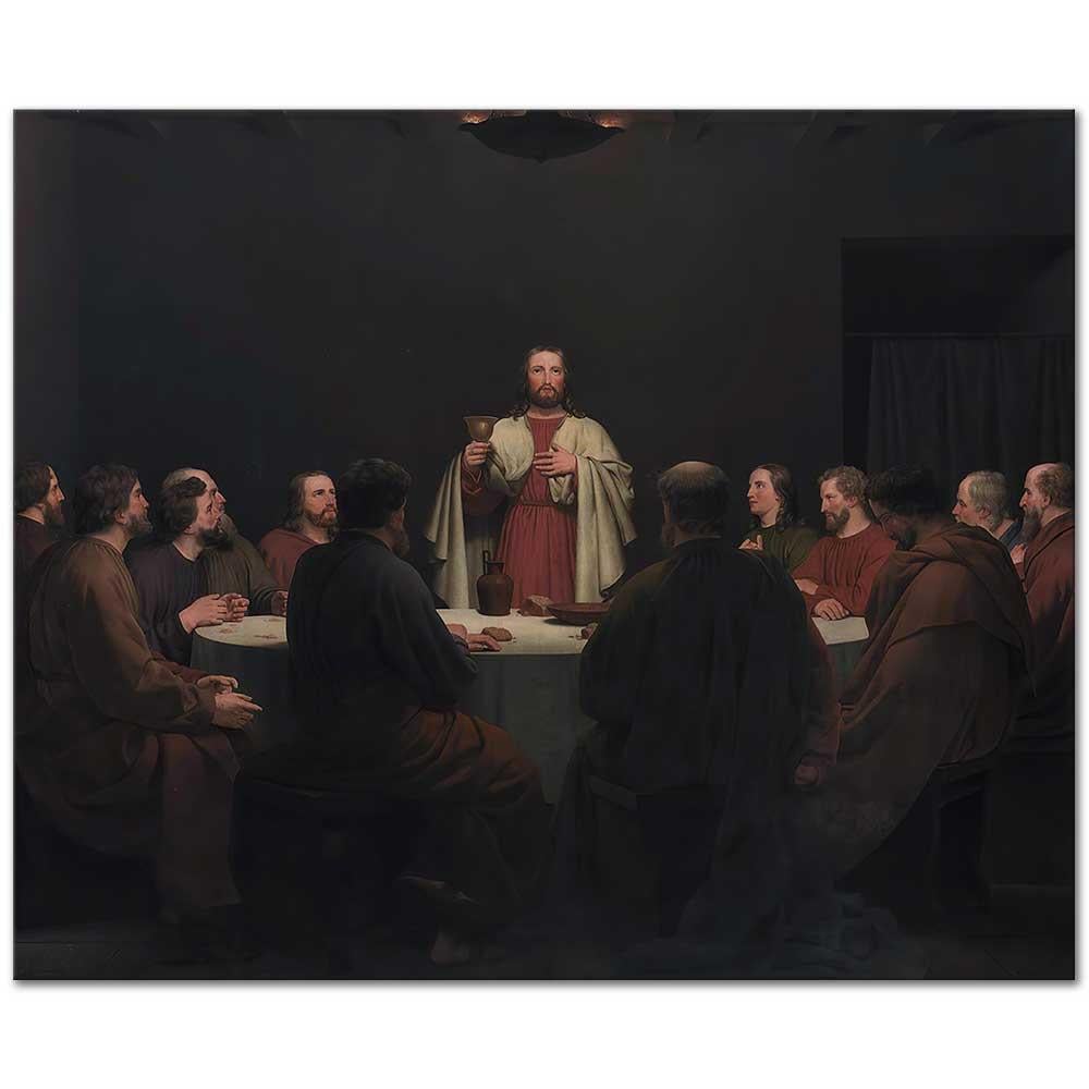 The Last Supper by Christoffer Wilhelm Eckersberg as Art Print