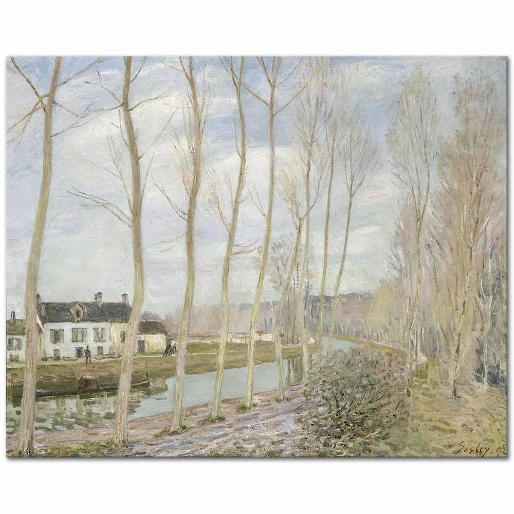 The Loing's Canal by Alfred Sisley as Art Print