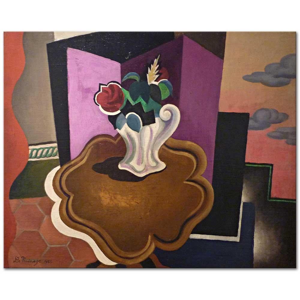 The Louis Philippe Table by Roger de la Fresnaye as Fine Art Print