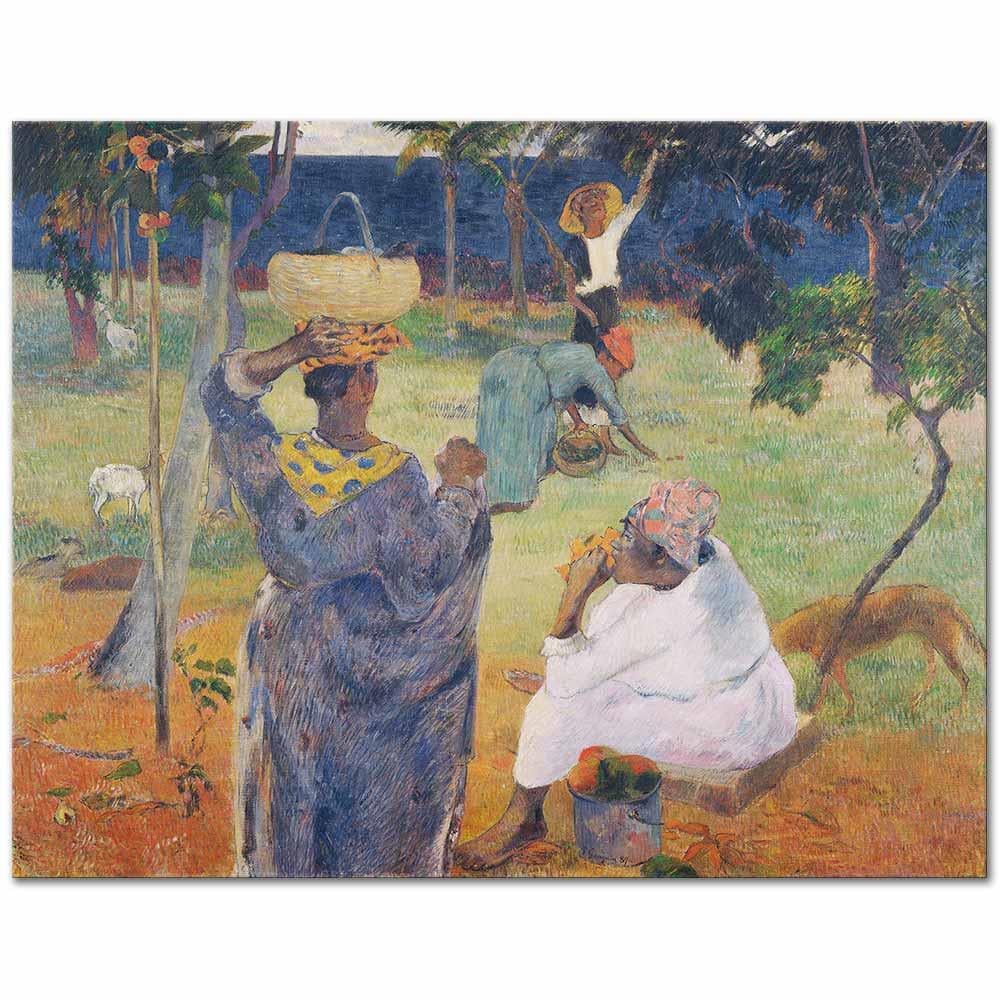 The Mango Trees Martinique by Paul Gauguin as Fine Art Print