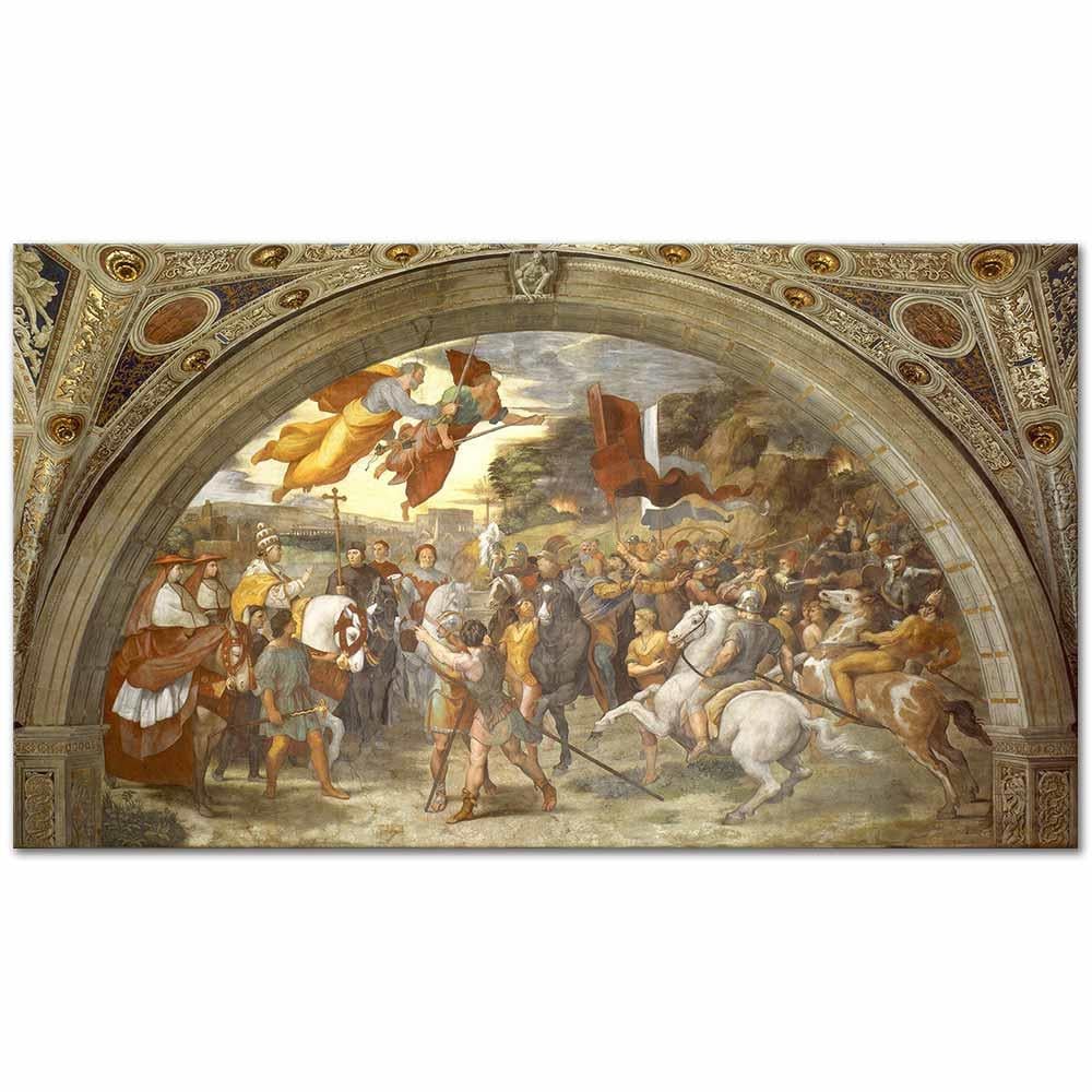 The Meeting of Leo the Great and Attila by Raphael as Art Print