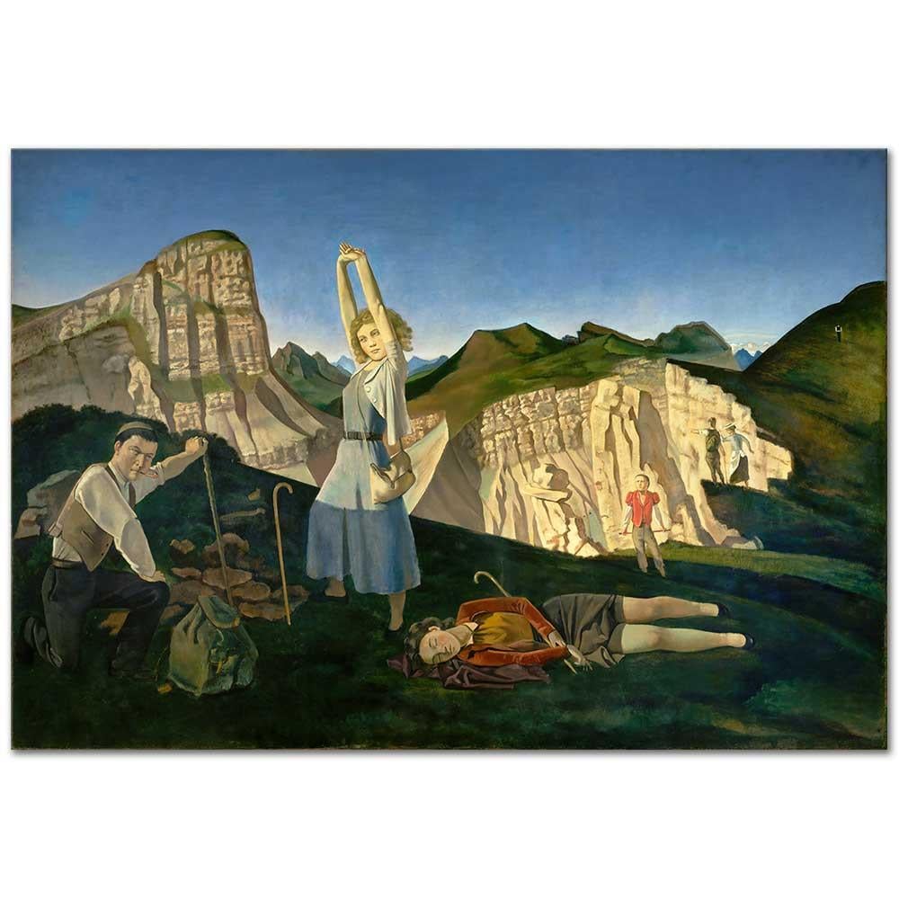 The Mountain by Balthus as Art Print