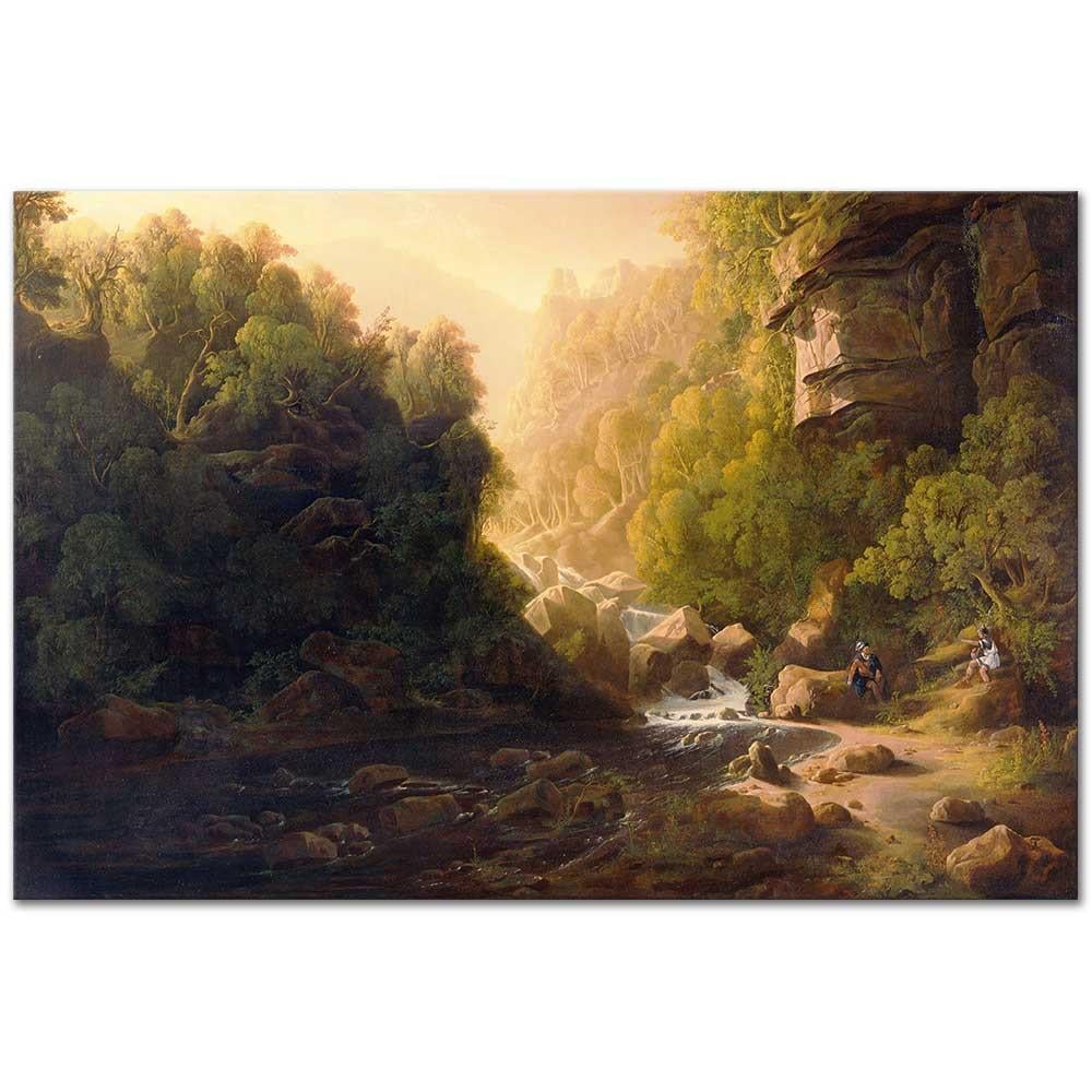 Francis Danby Torrent Dağı Kanvas Tablo