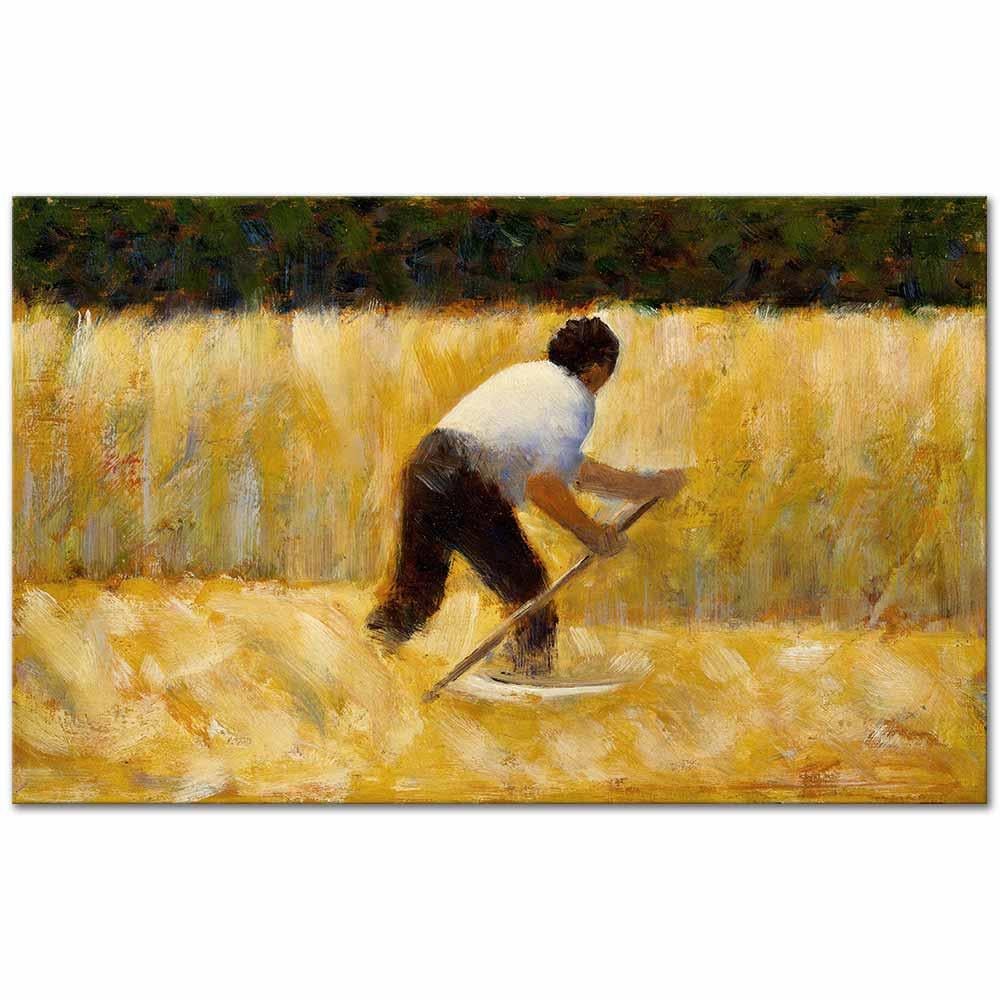 The Mower by Georges Seurat as Art Print