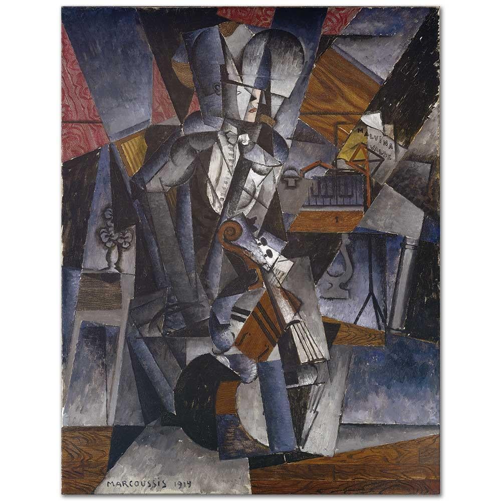 Louis Marcoussis Müzisyen Kanvas Tablo