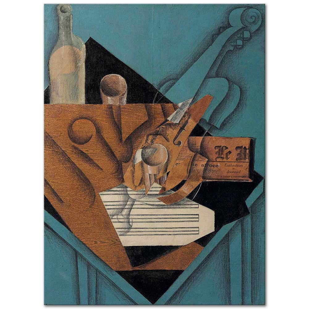 The Musician's Table by Juan Gris as Fine Art Print