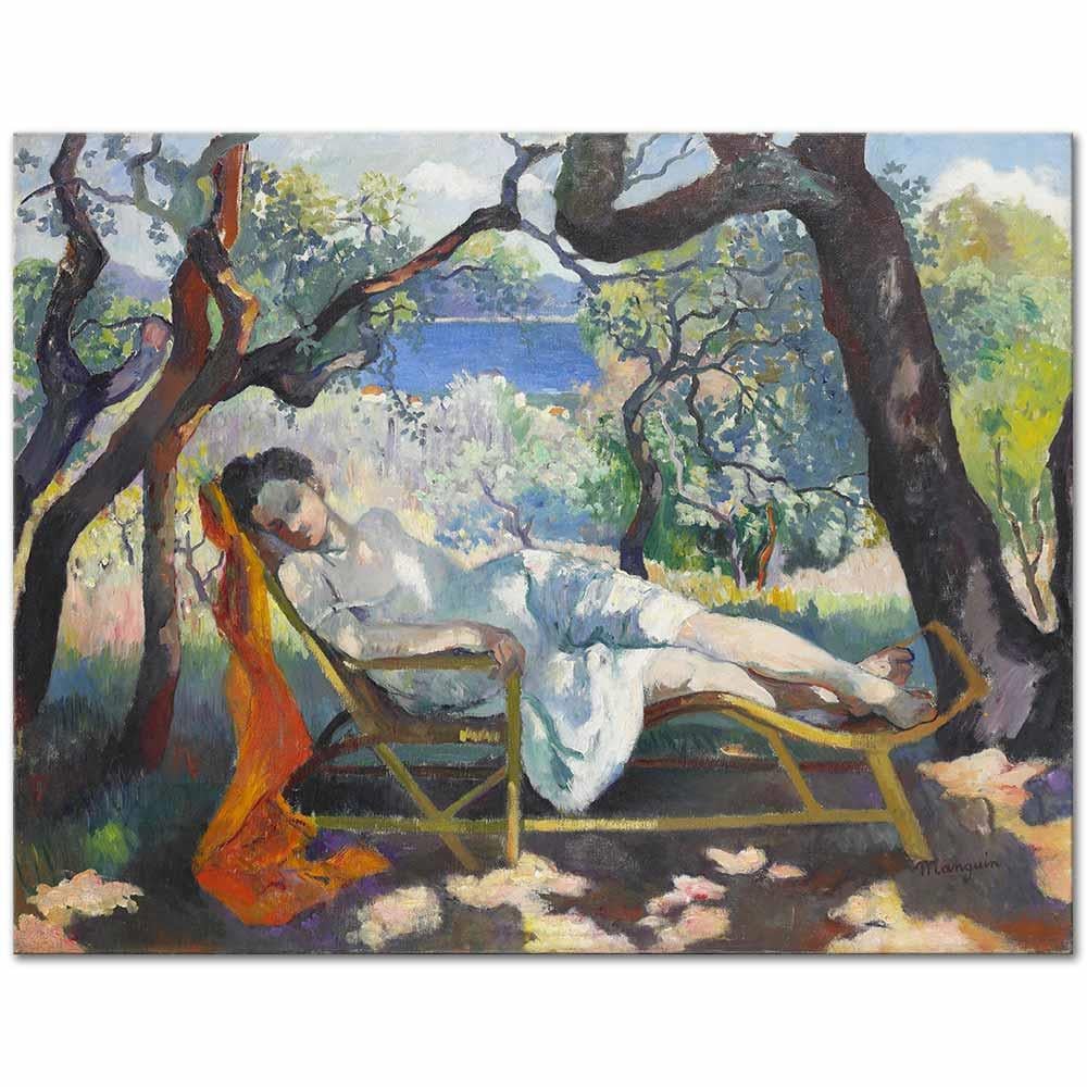 Henri Manguin Kestirme Kanvas Tablo