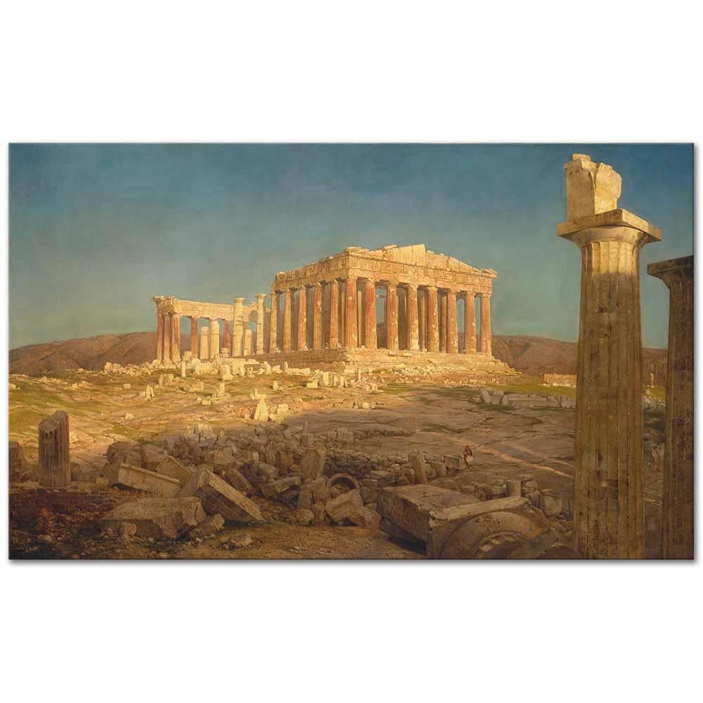 The Parthenon by Frederic Edwin Church as Art Print