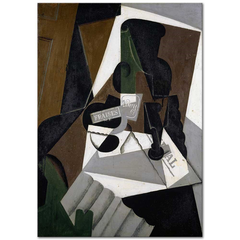The Pot of Strawberry Jam by Juan Gris as Fine Art Print