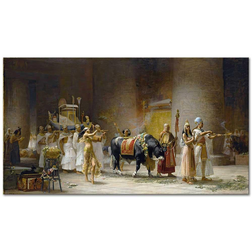 Frederick Arthur Bridgman Apis İçin Tören Alayı Kanvas Tablo