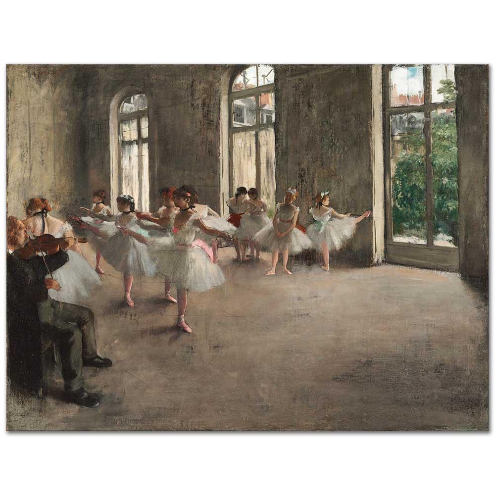 The Rehearsal by Edgar Degas as Art Print