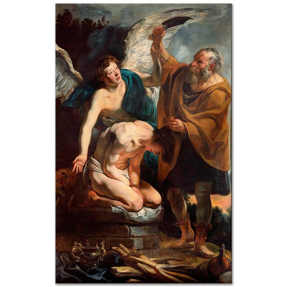 Jacob Jordaens İshak'ın Kurban Edilişi Kanvas Tablo
