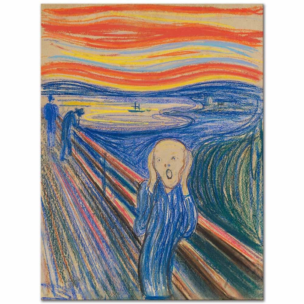 Edvard Munch Doğanın Çığlığı Kanvas Tablo