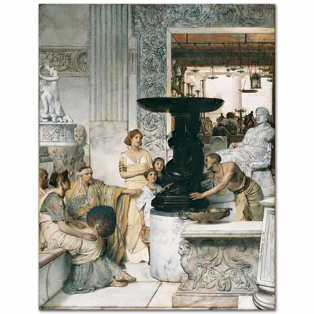 Sir Lawrence Alma Tadema Heykel Galerisi Kanvas Tablo