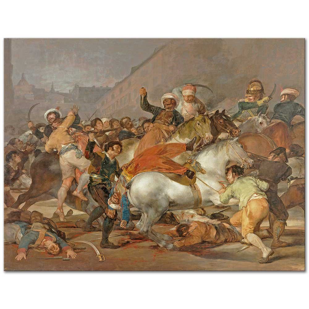 The Second of May 1808 in Madrid by Francisco de Goya as Fine Art Print