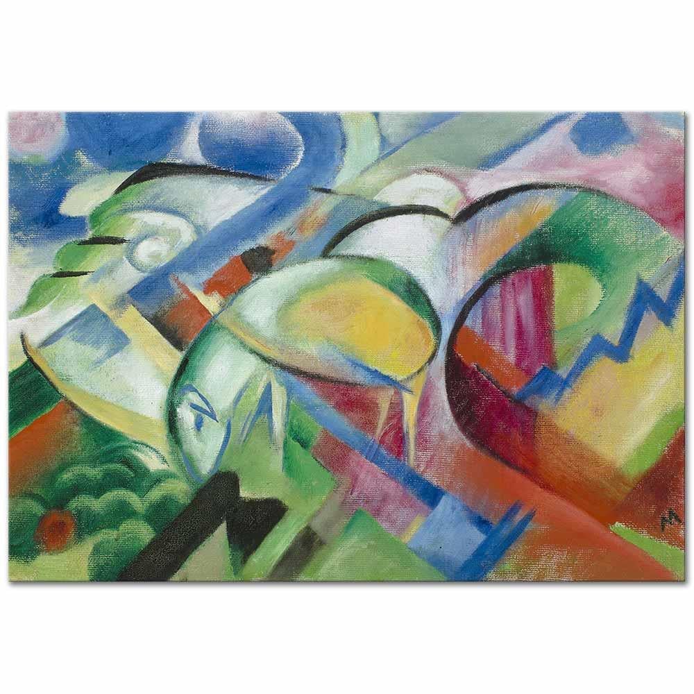 Franz Marc Koyun Kanvas Tablo