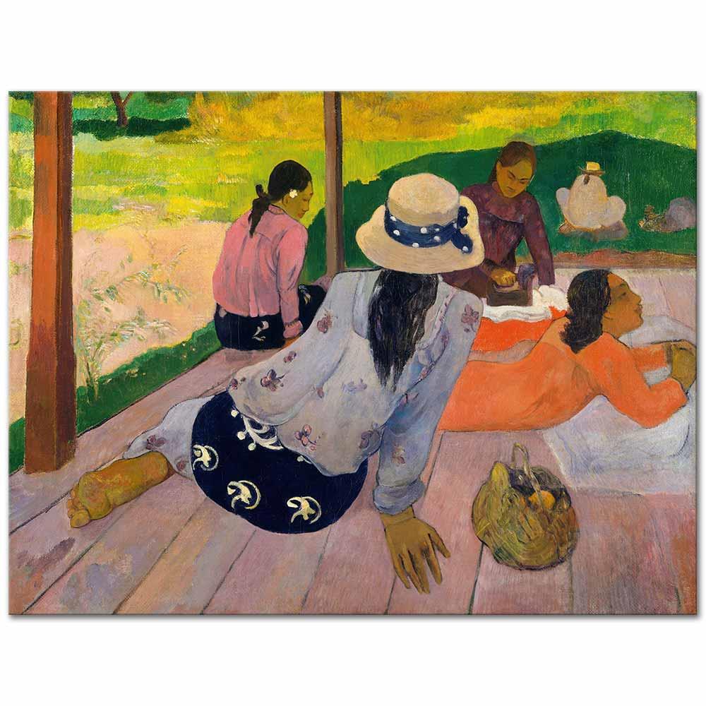 Paul Gauguin Dinlenme Siesta Kanvas Tablo