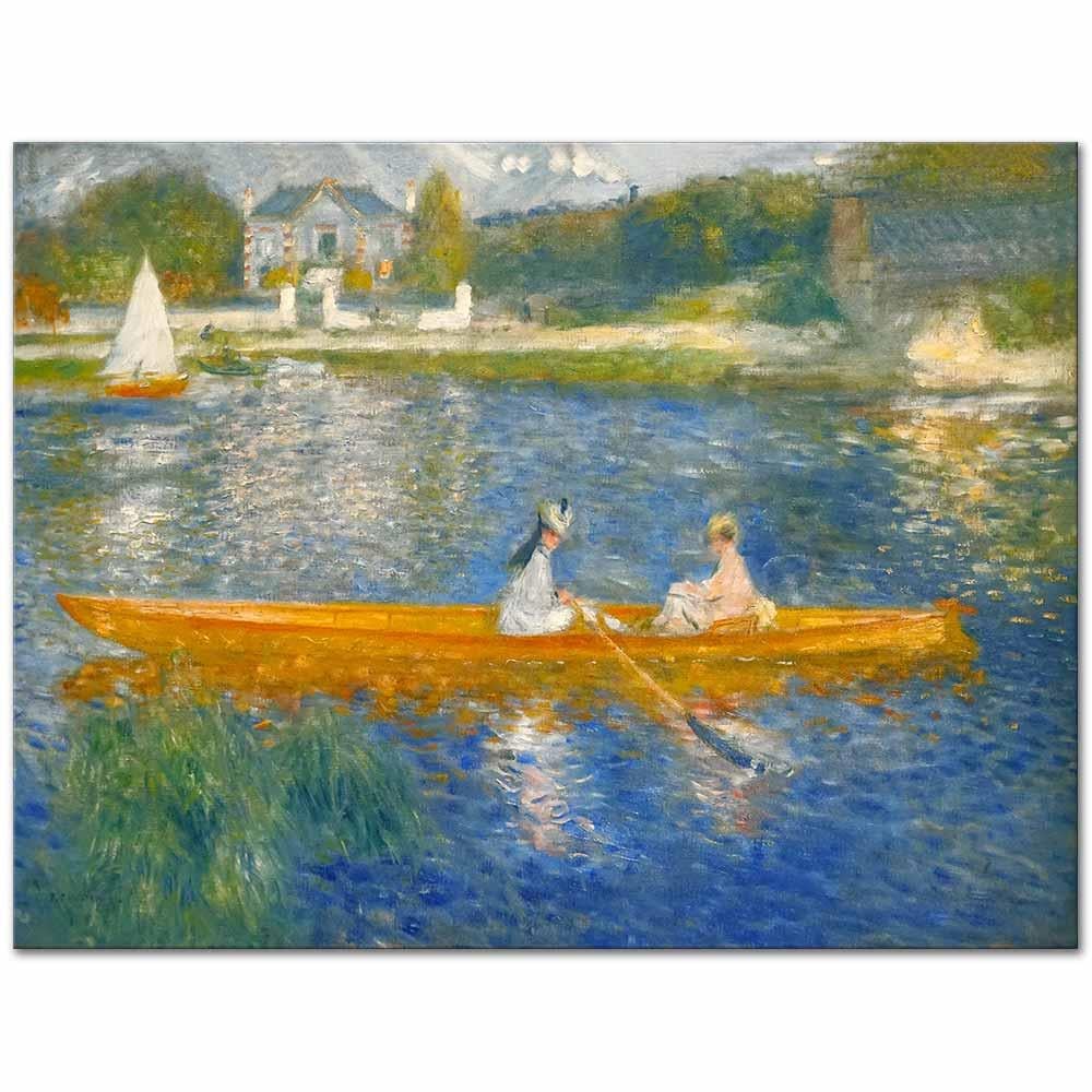 The Skiff by Pierre Auguste Renoir as Art Print