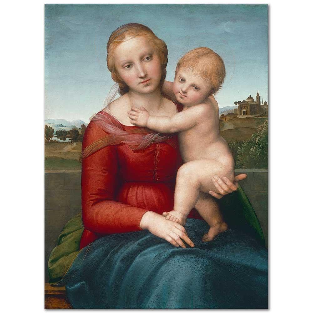 Raphael Küçük Çoban Madonna'sı Kanvas Tablo