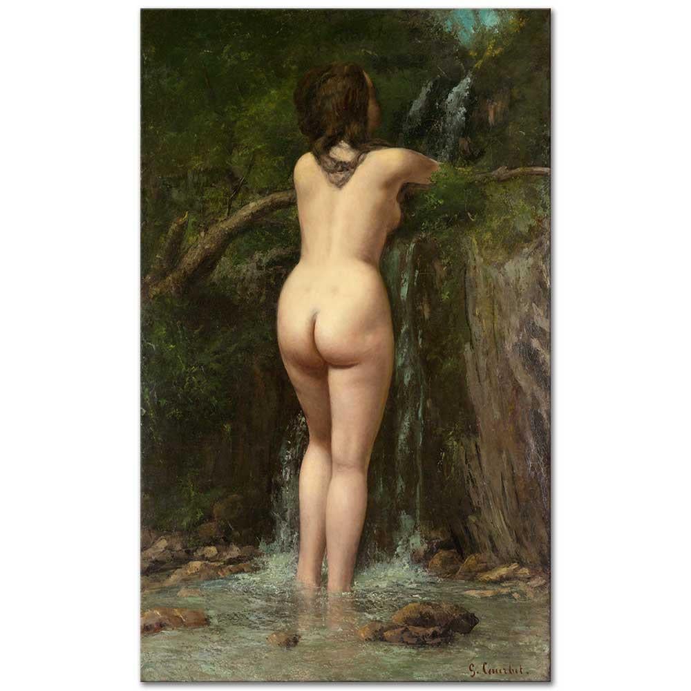 Gustave Courbet Kaynak Kanvas Tablo