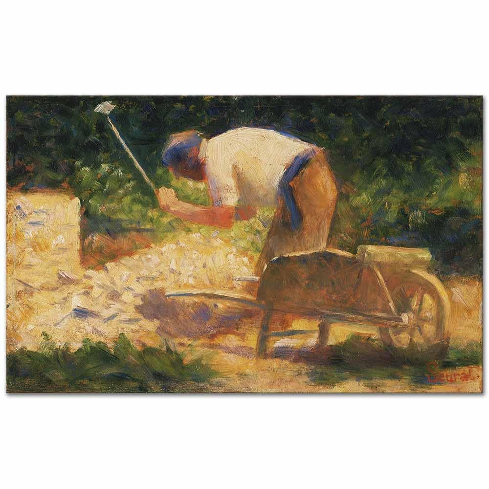 Georges Seurat Taş Kırıcısı Kanvas Tablo
