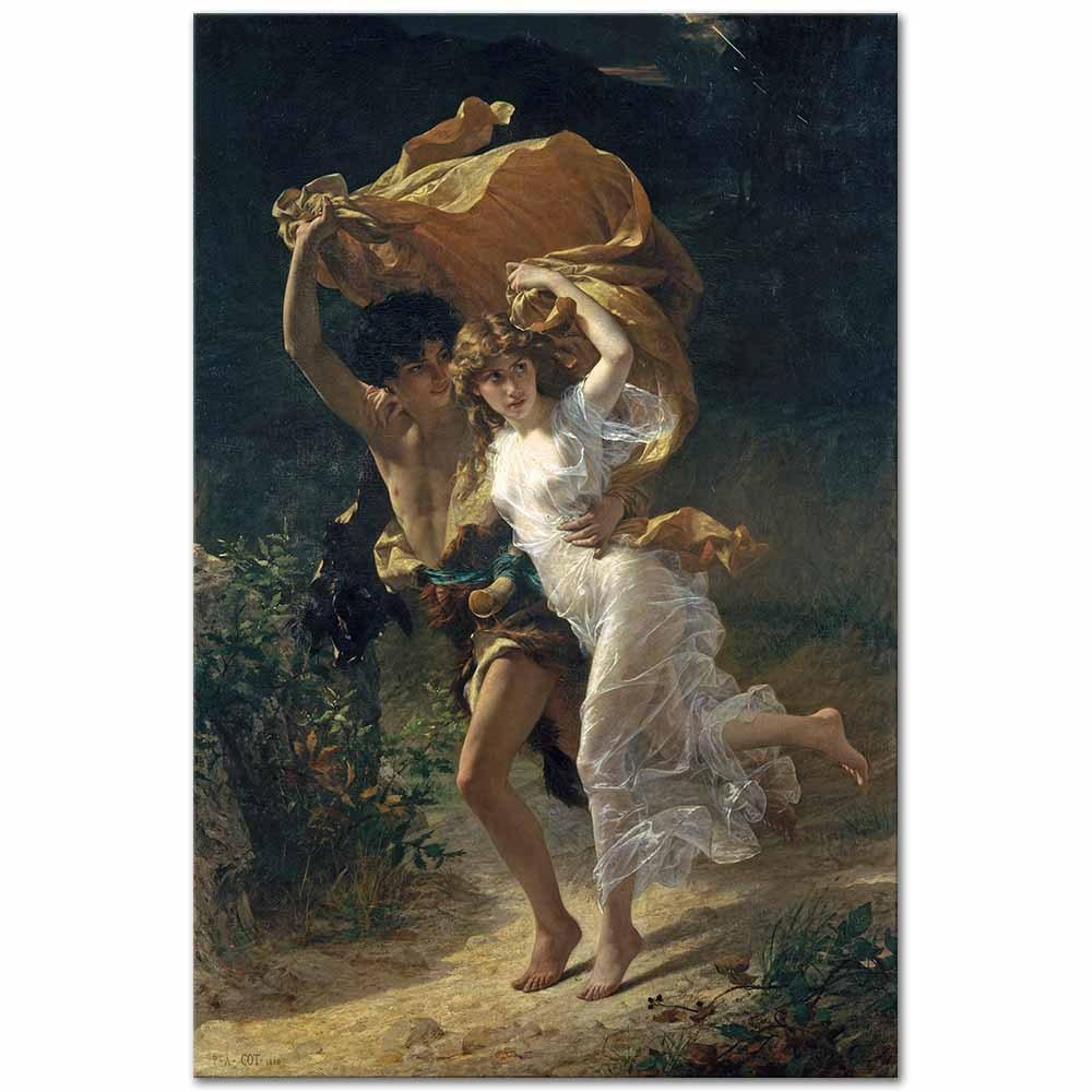 The Storm by Auguste Pierree Cot
