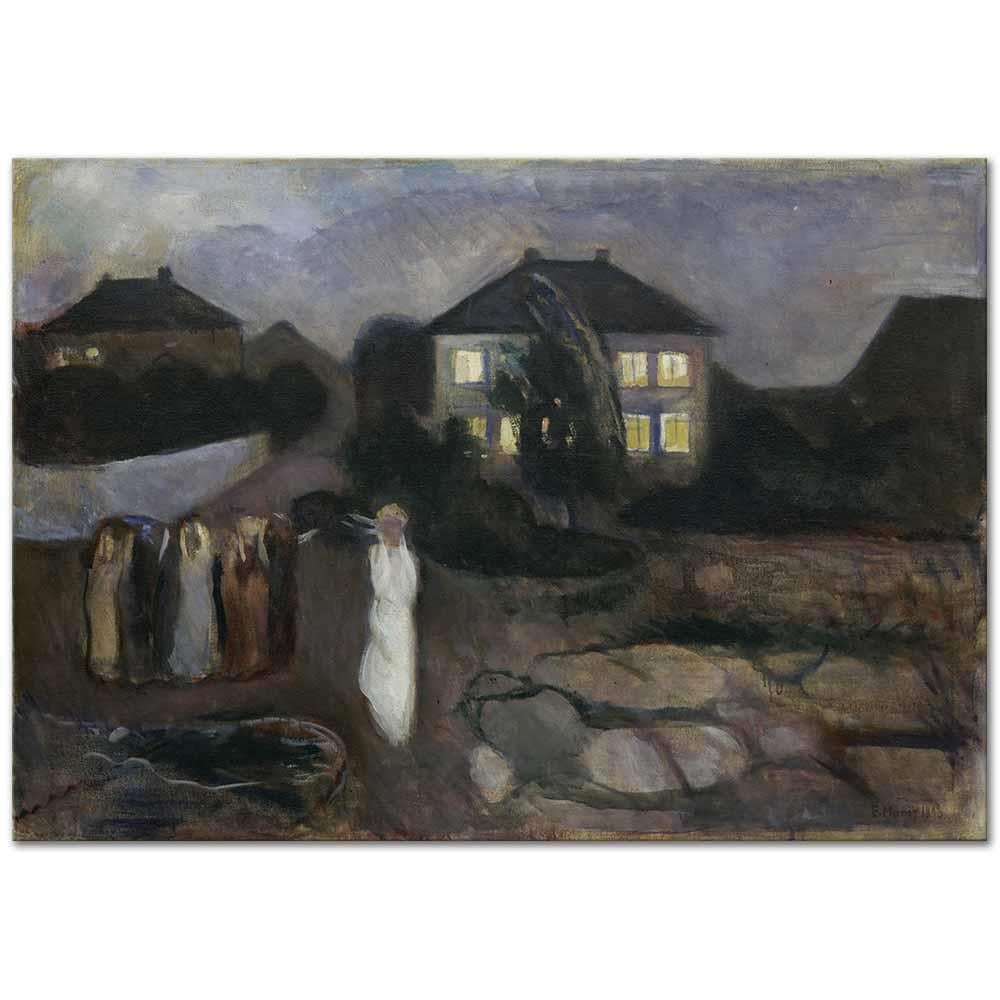 The Storm by Edvard Munch as Art Print