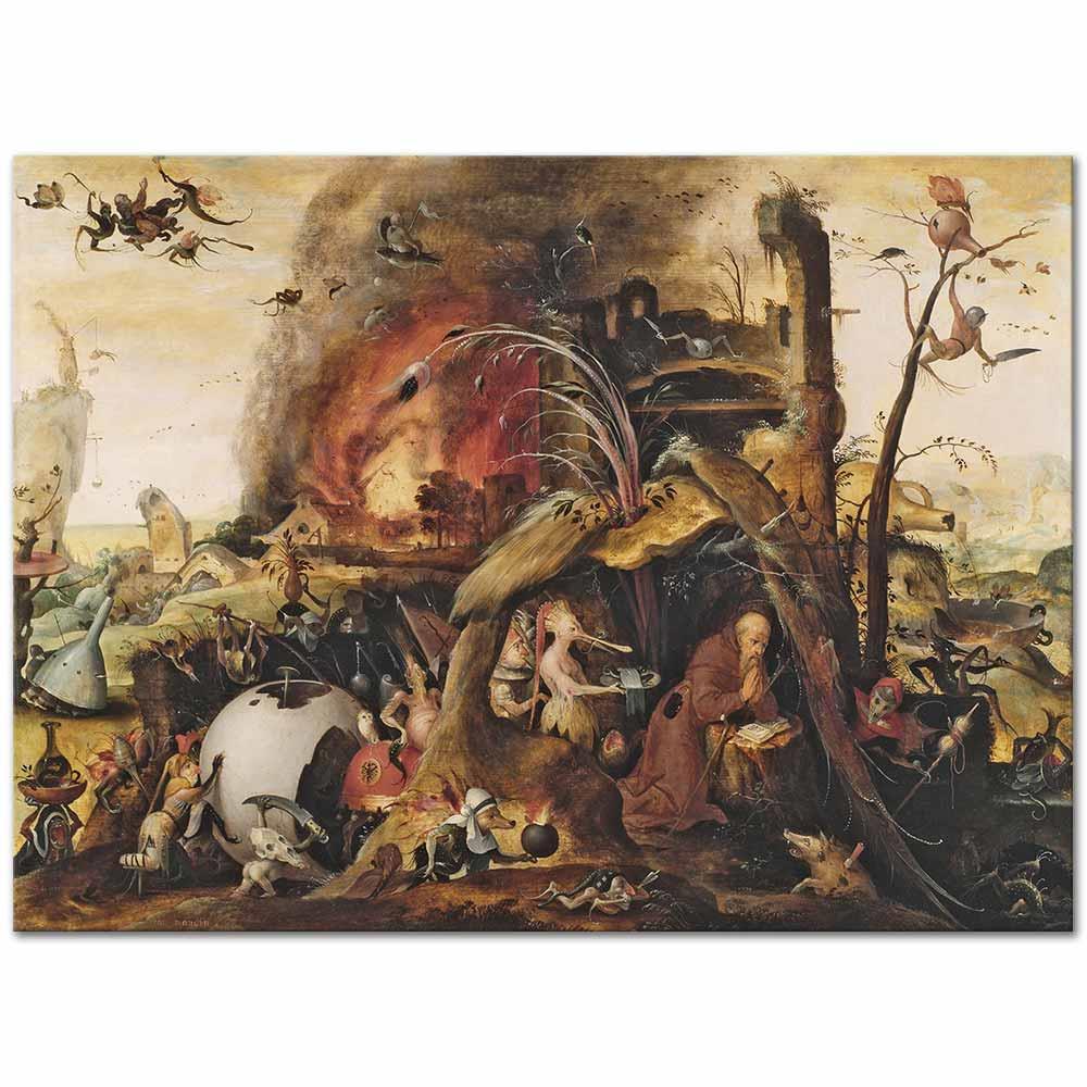 The Temptation of Saint Anthony by Jan Mandijn as Art Print